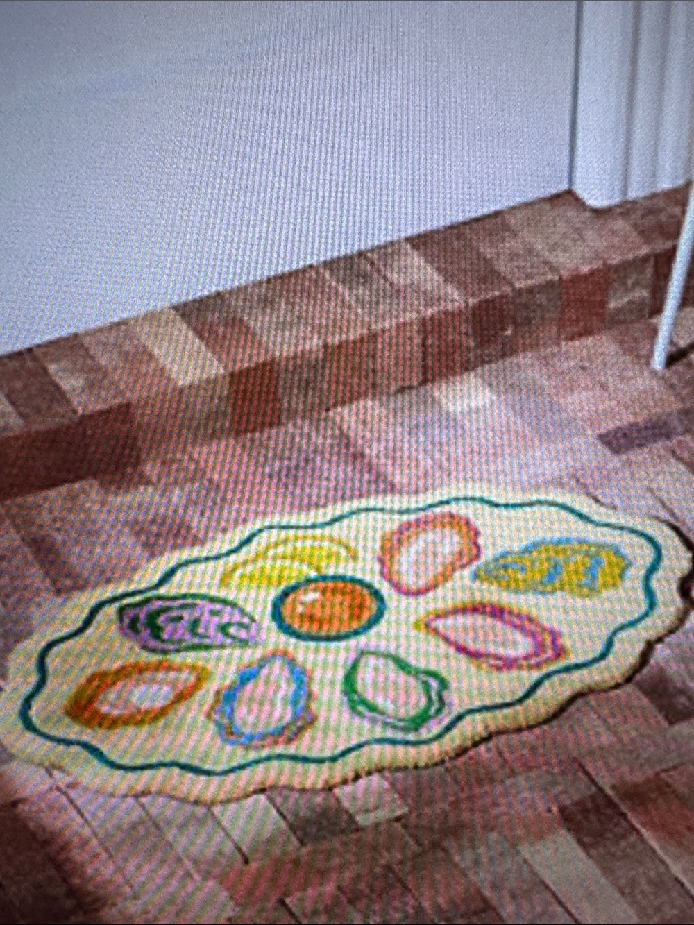 Oyster Plate Coir Printed Doormat